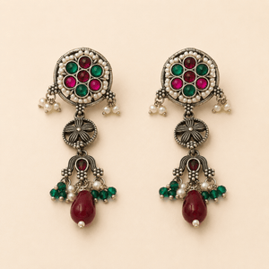 Avnia Drop Earring - Nirvan Jewels