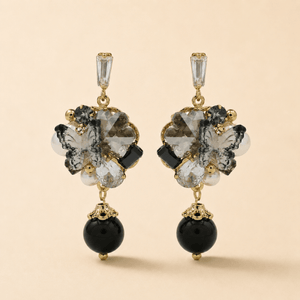 Nandinia Light Weight Studs Earring - Nirvan Jewels