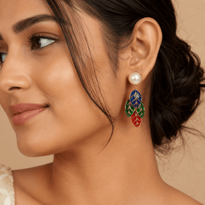 Navya Studs Earring - Nirvan Jewels