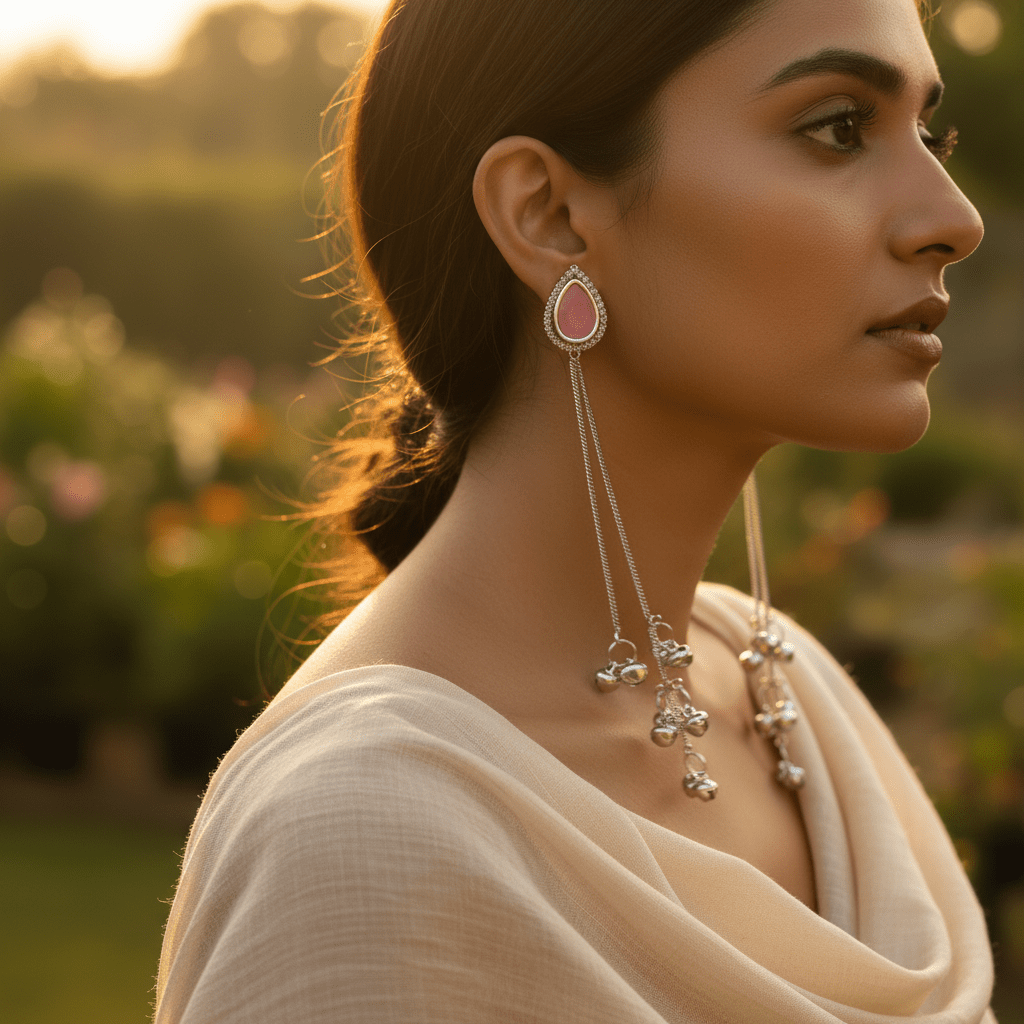 Saanvia Festive Drop Earring - Nirvan Jewels
