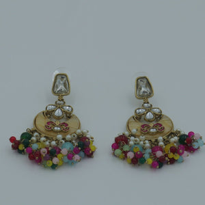 Tanvika Chandbali Earring - Nirvan Jewels