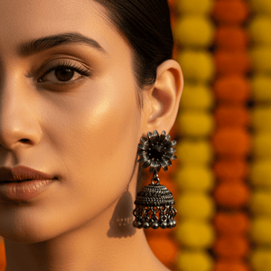Zoyaaa Office Wear Jhumka Earring - Nirvan Jewels
