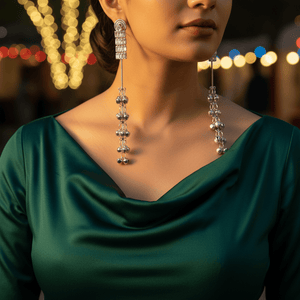 Aadhyaa Party Drop Earring - Nirvan Jewels