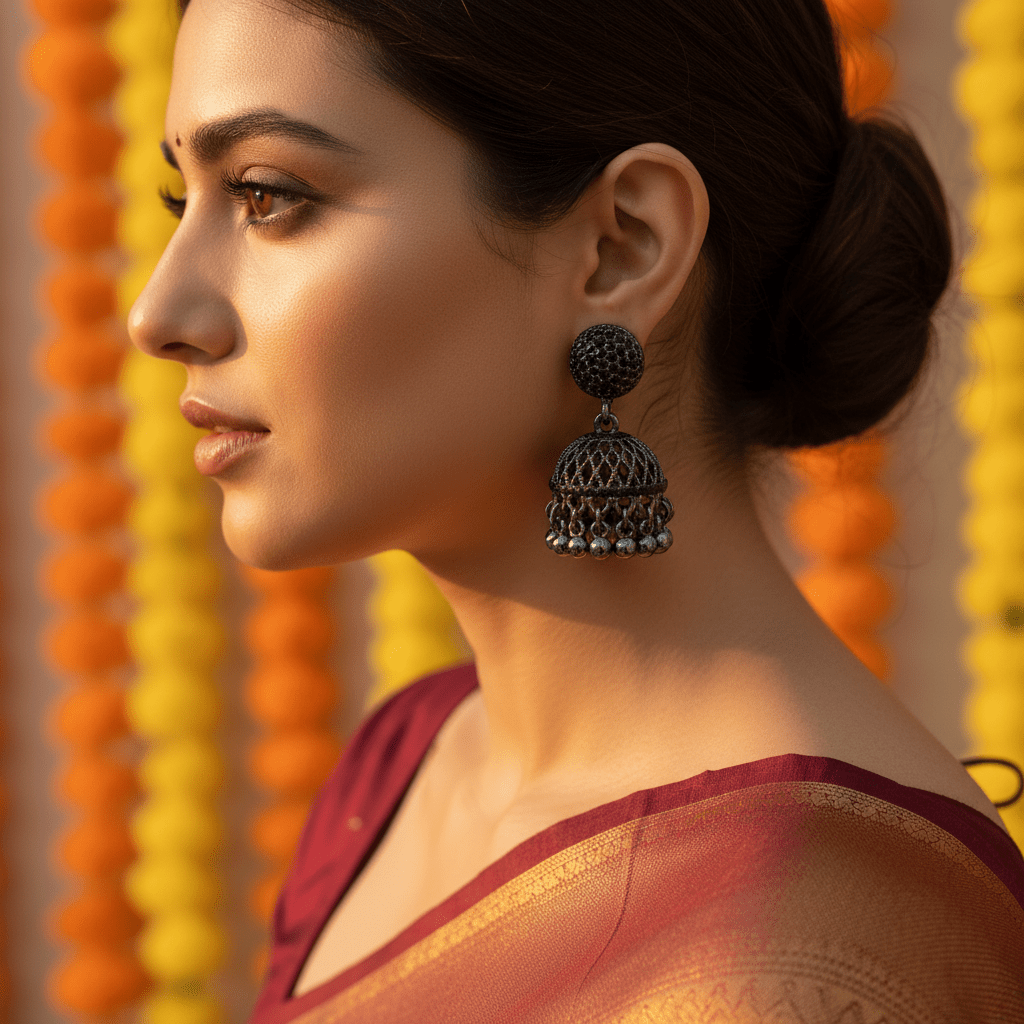 Avniaa Light Weight Jhumka - Nirvan Jewels