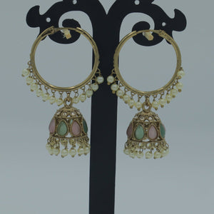 Diyaa Jhumka Earring - Nirvan Jewels