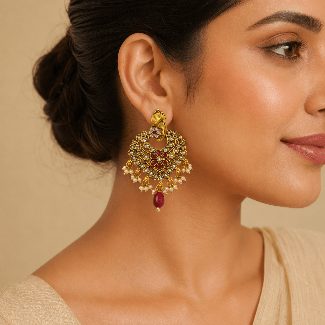 Meher Chandbali - Nirvan Jewels