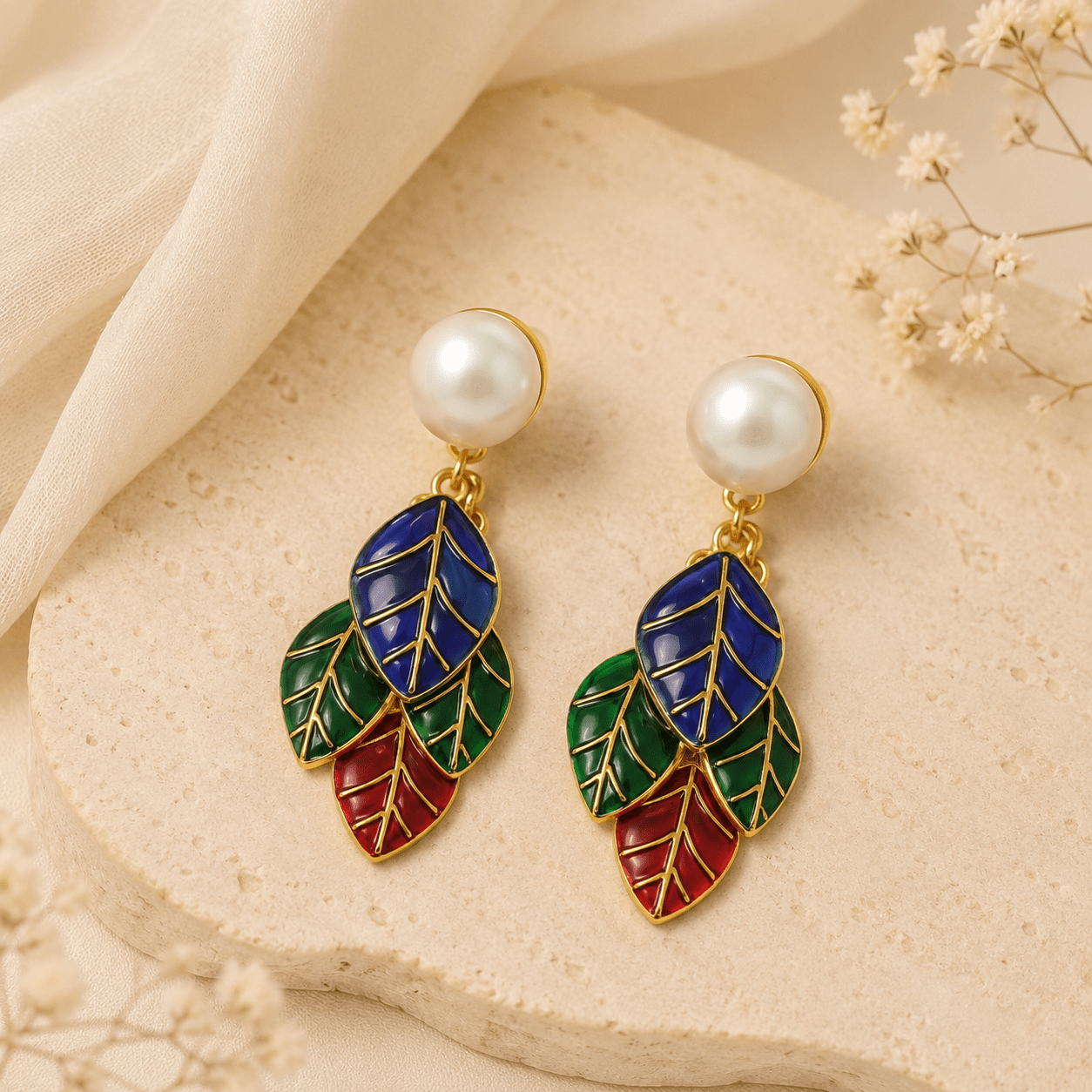 Navya Studs Earring - Nirvan Jewels