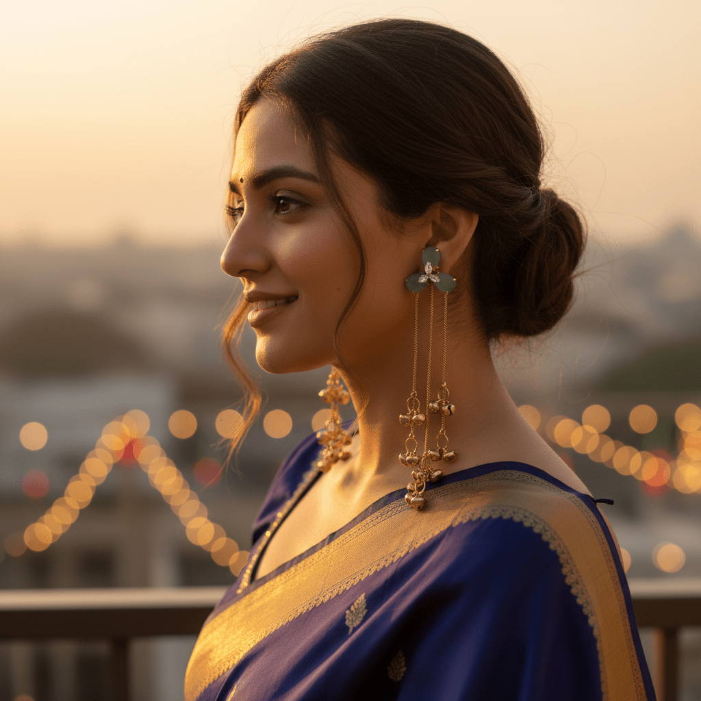 Nysaa Festive Drop Earring - Nirvan Jewels