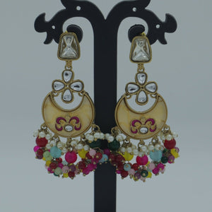 Tanvika Chandbali Earring - Nirvan Jewels