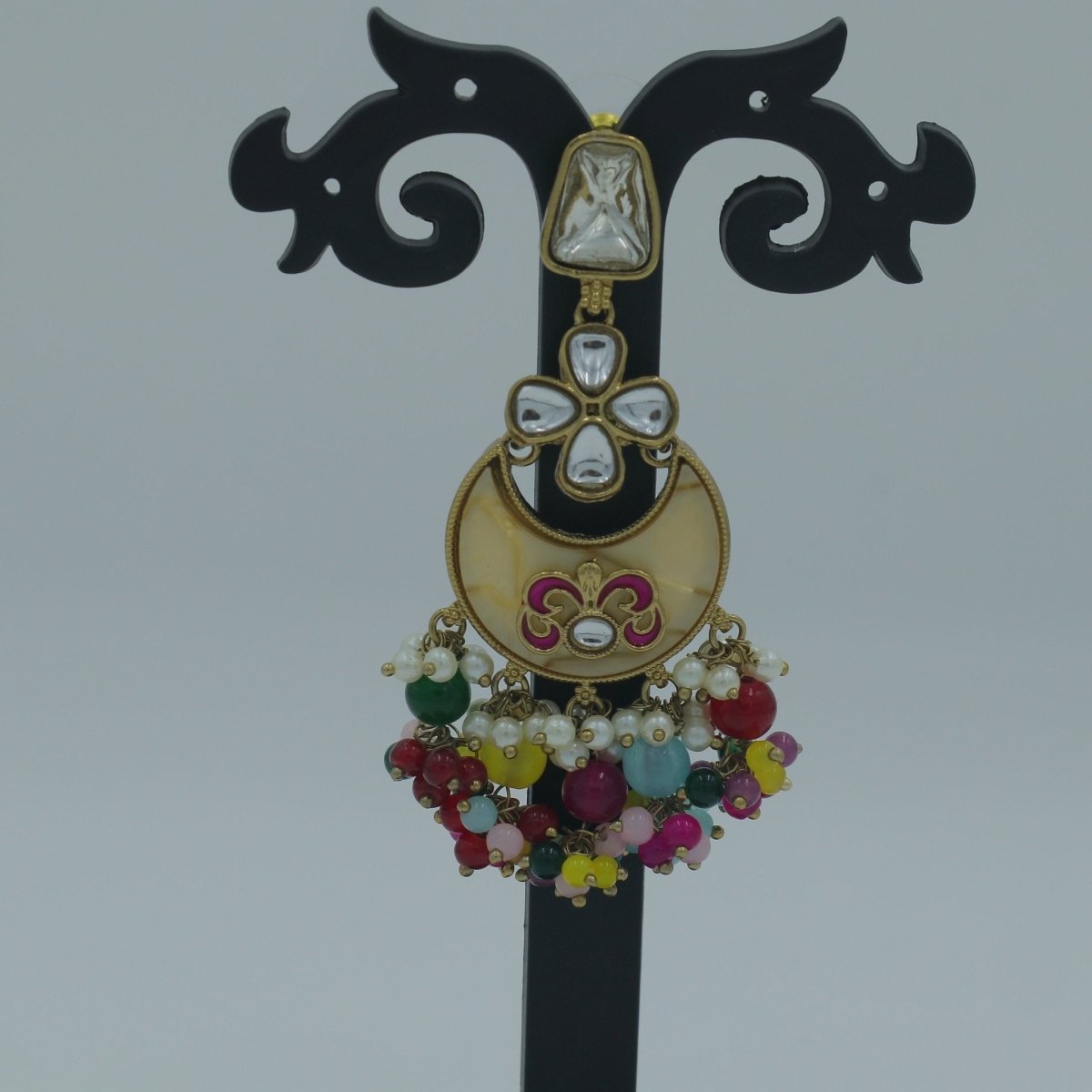 Tanvika Chandbali Earring - Nirvan Jewels