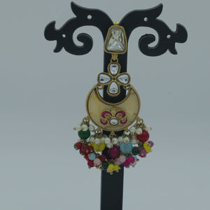Tanvika Chandbali Earring - Nirvan Jewels