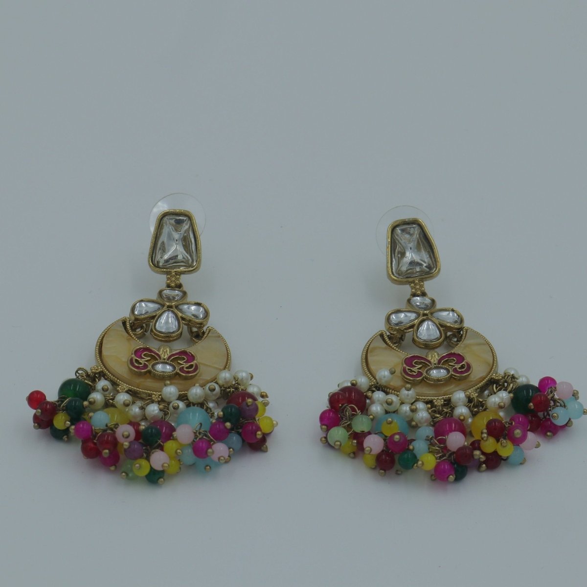 Tanvika Chandbali Earring - Nirvan Jewels