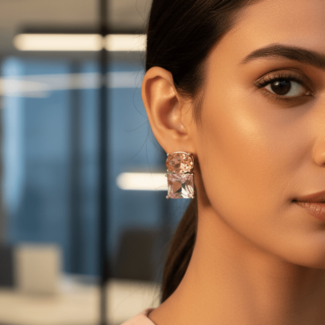 Tanvikaa Studs Earring - Nirvan Jewels
